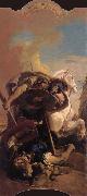 Giovanni Battista Tiepolo The death of t he consul Brutus in single combat with aruns Spain oil painting artist